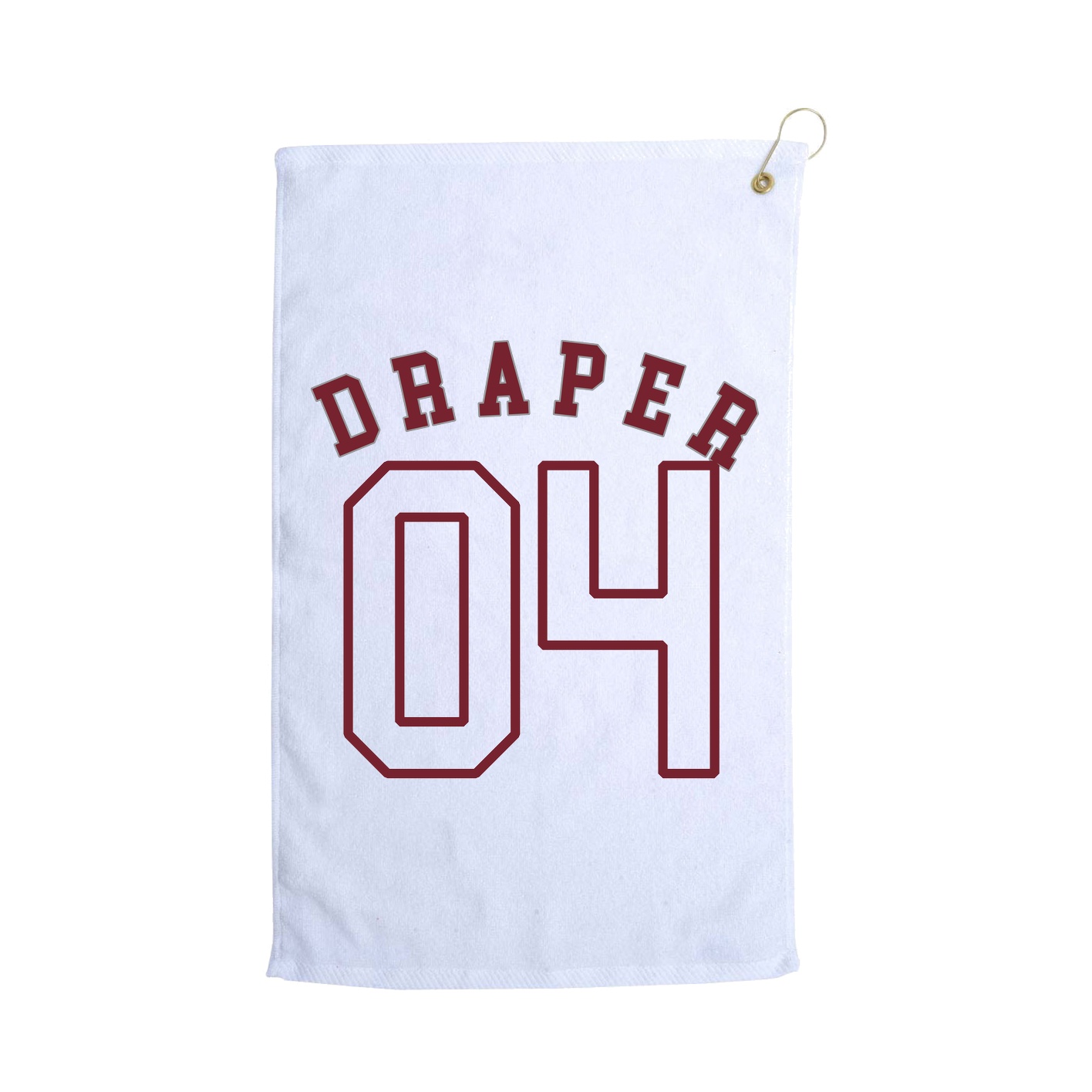 Golf Towel — Shirsey Arch in White