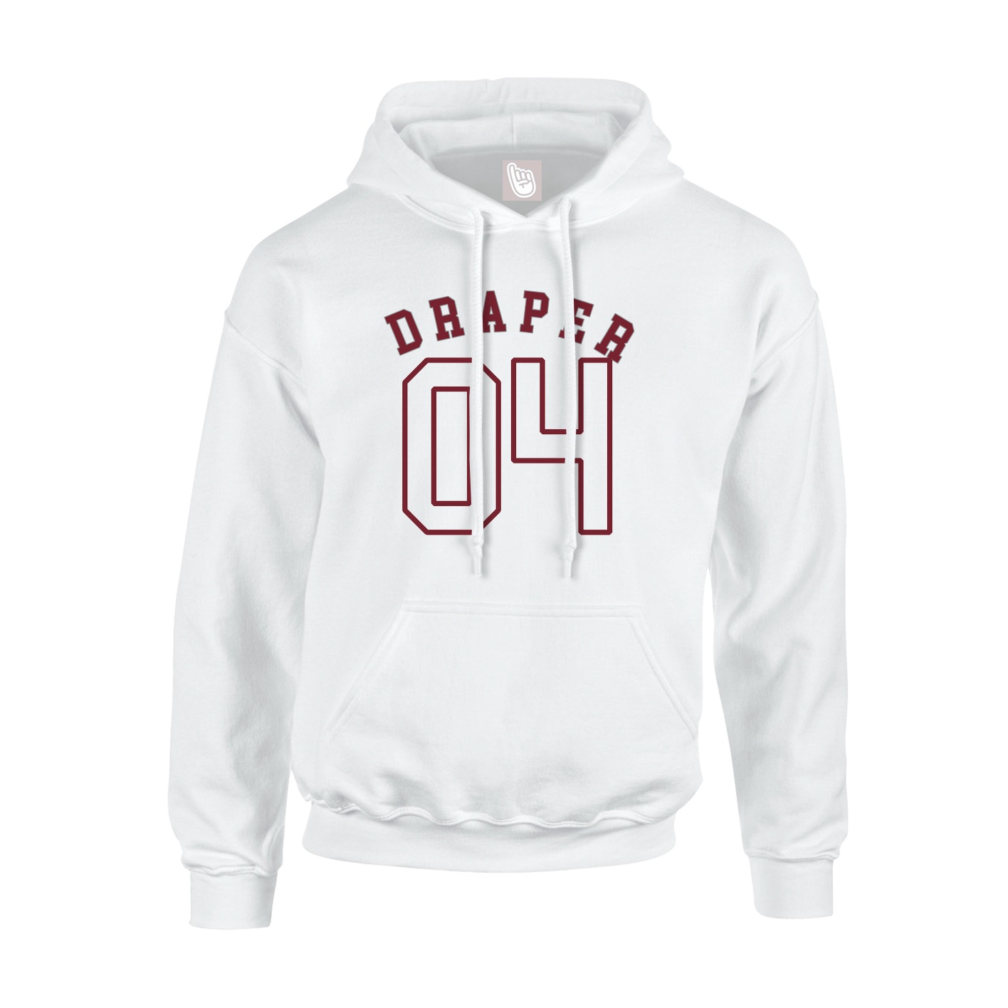 Hoodie — Shirsey Arch in White