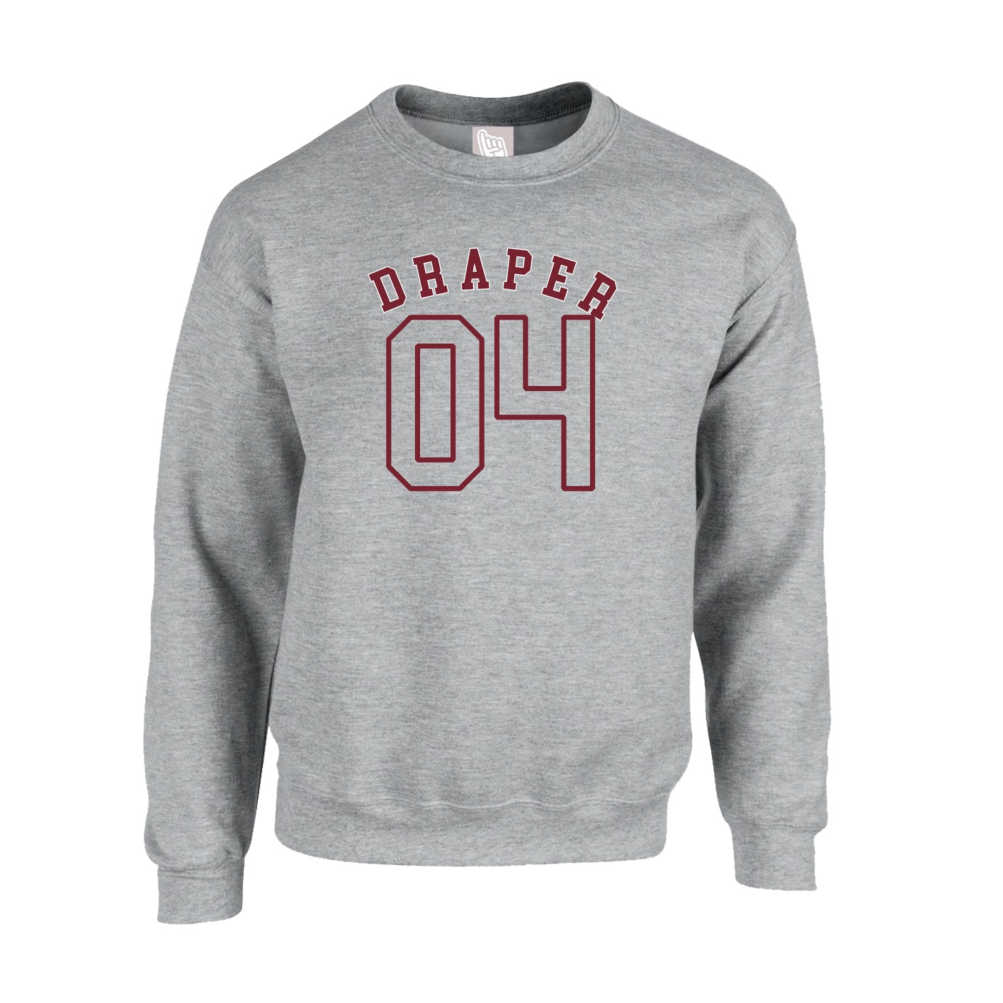 Fleece Crew — Shirsey Arch in Grey