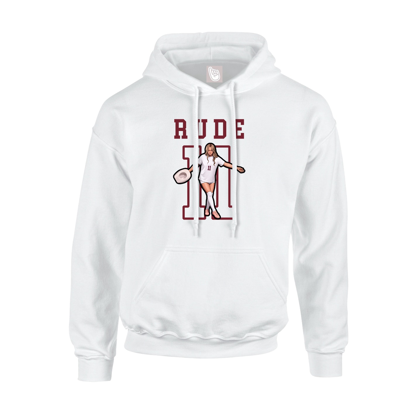 Youth Hoodie — Shirsey in White