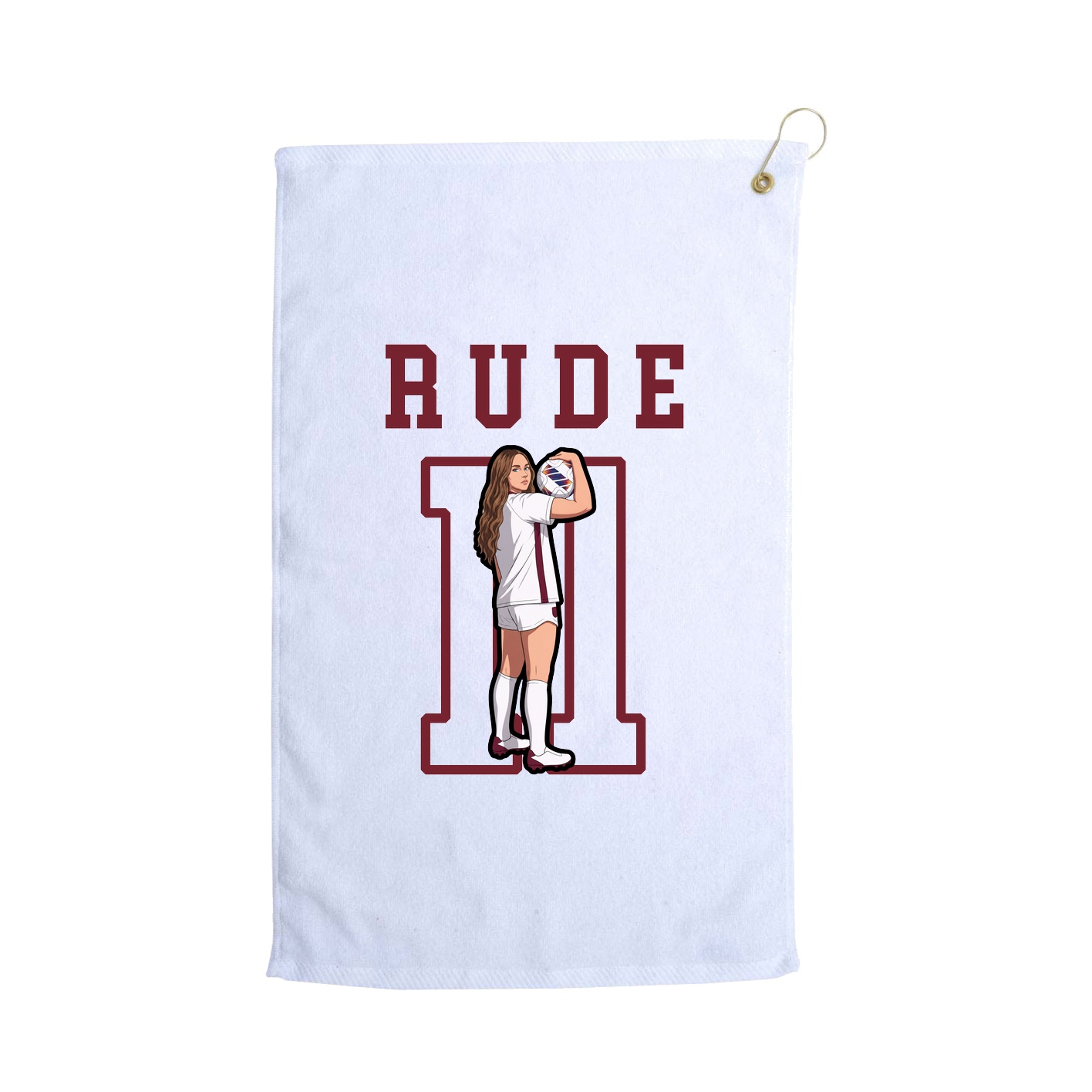 Golf Towel — Shirsey in White