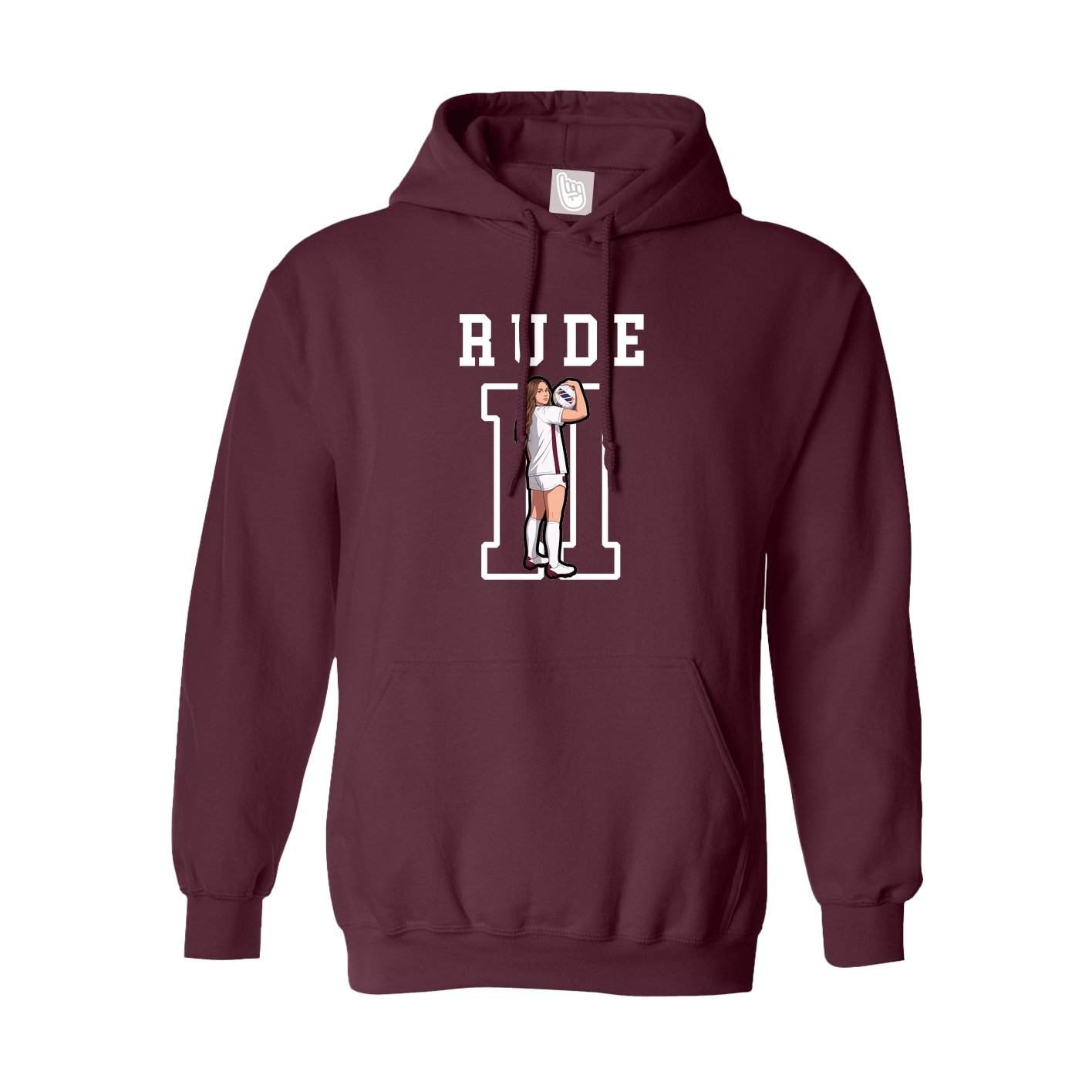 Youth Hoodie — Shirsey in Maroon