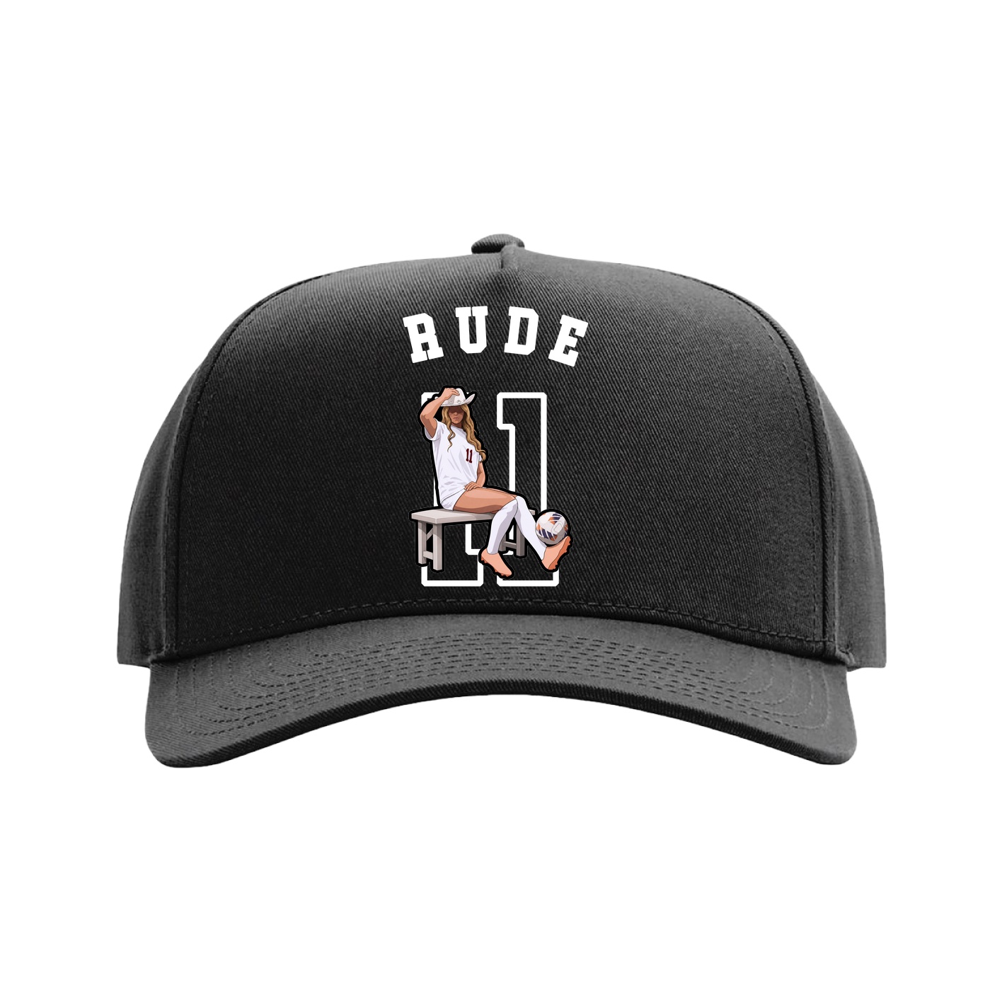 Full Fabric Five-Panel Champ Cap