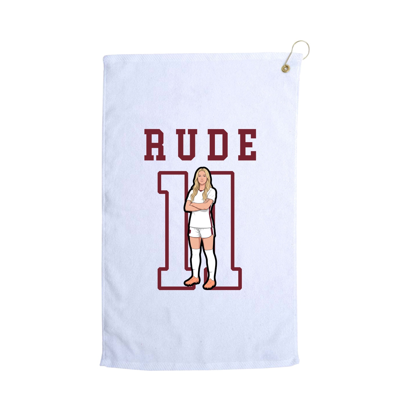Golf Towel — Shirsey in White