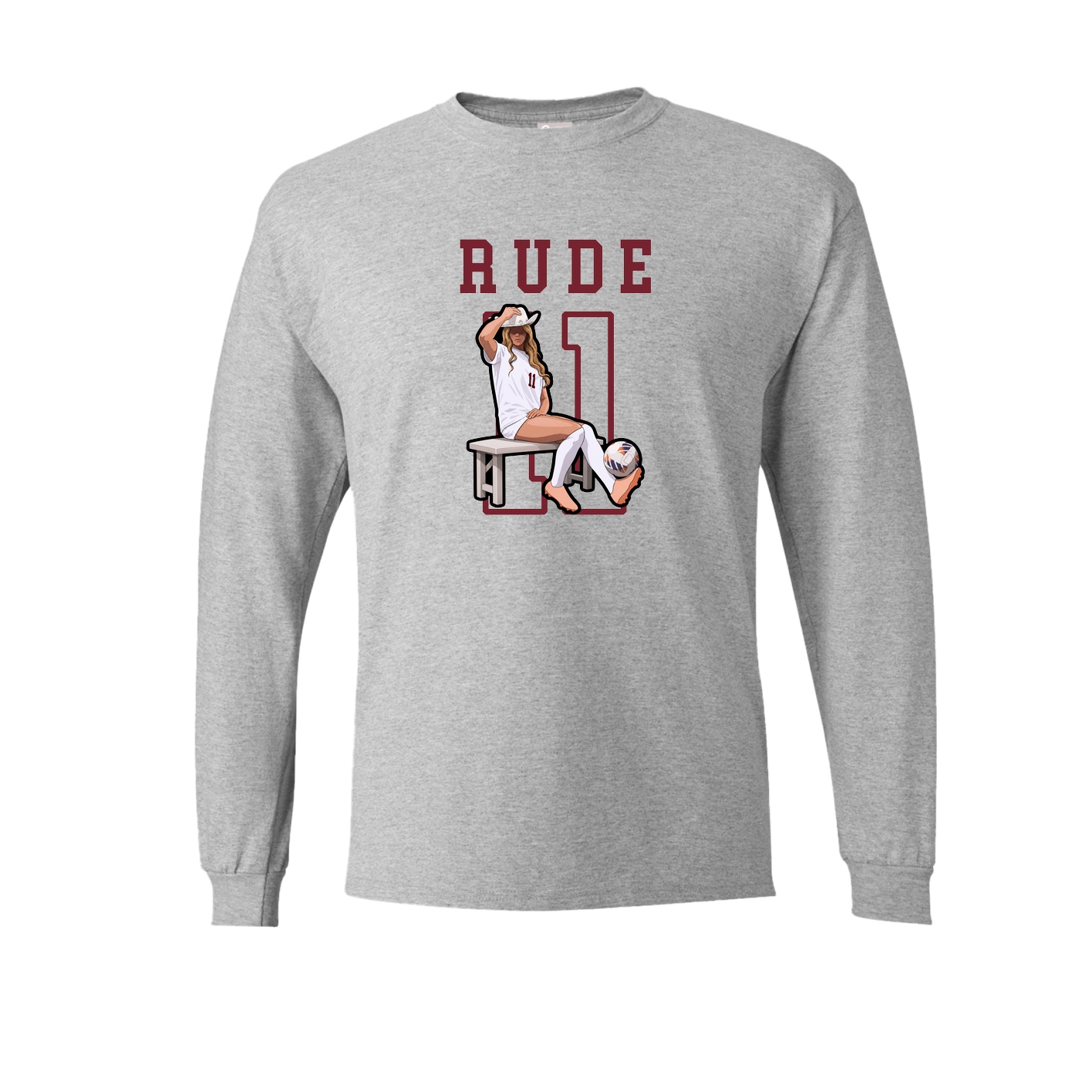 Long Sleeve Tee — Shirsey in Grey