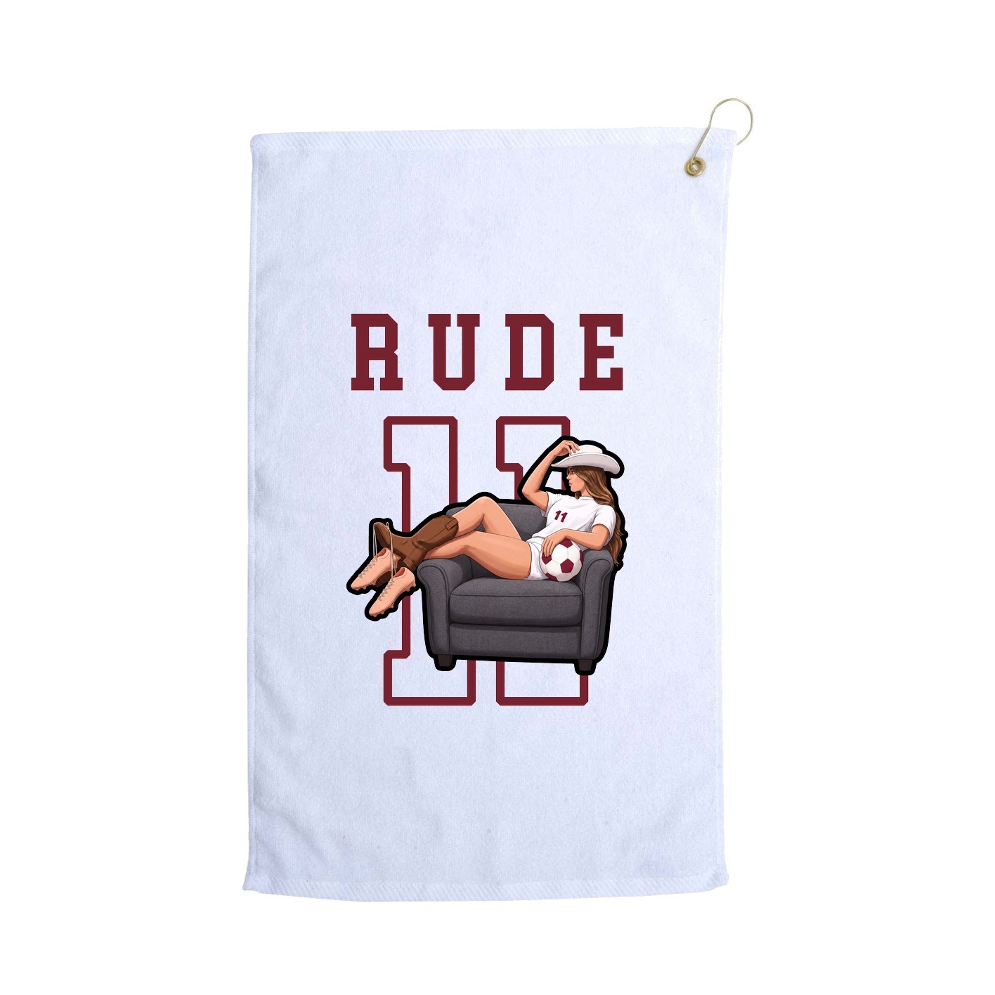Golf Towel — Shirsey in White