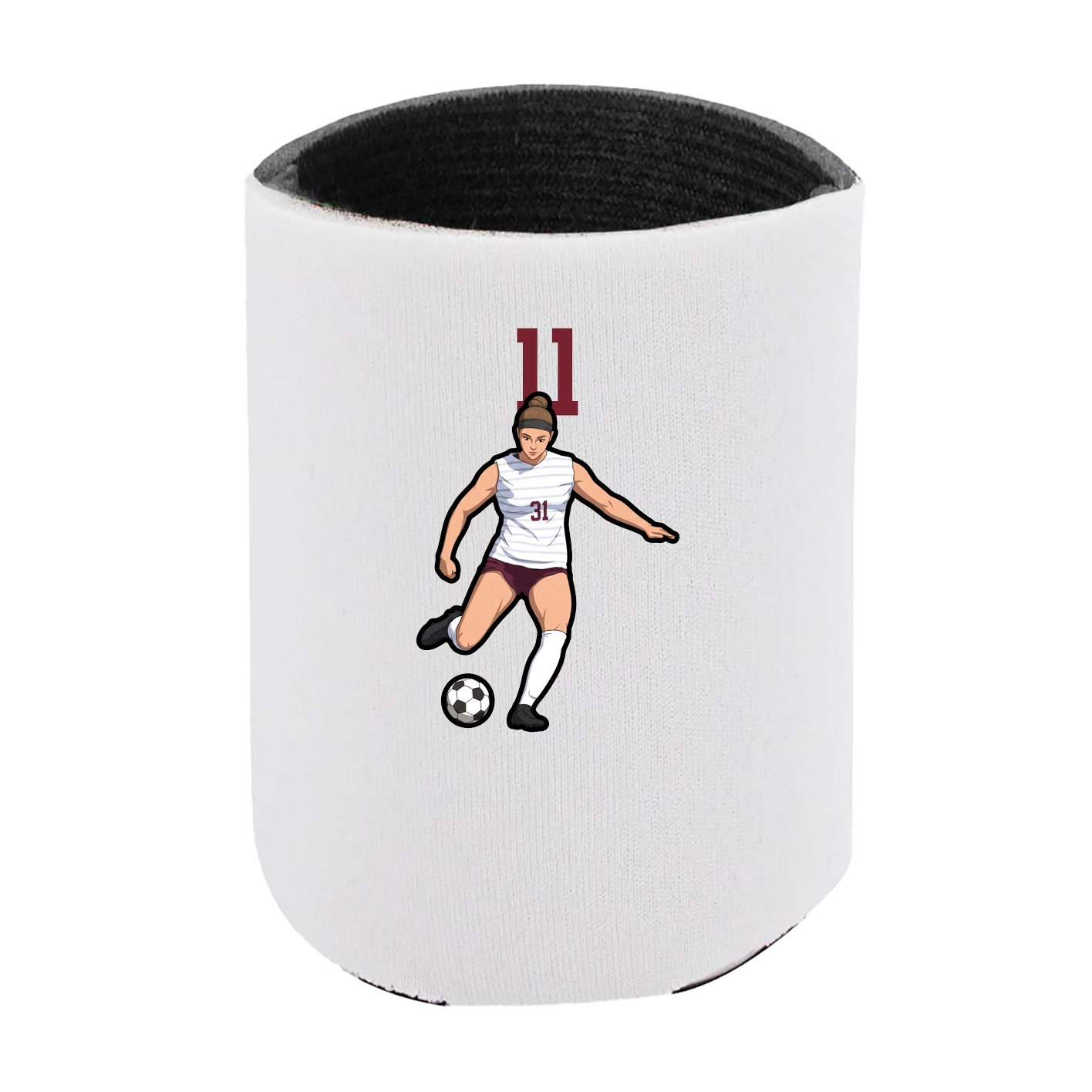Can Holder — Number Top in White