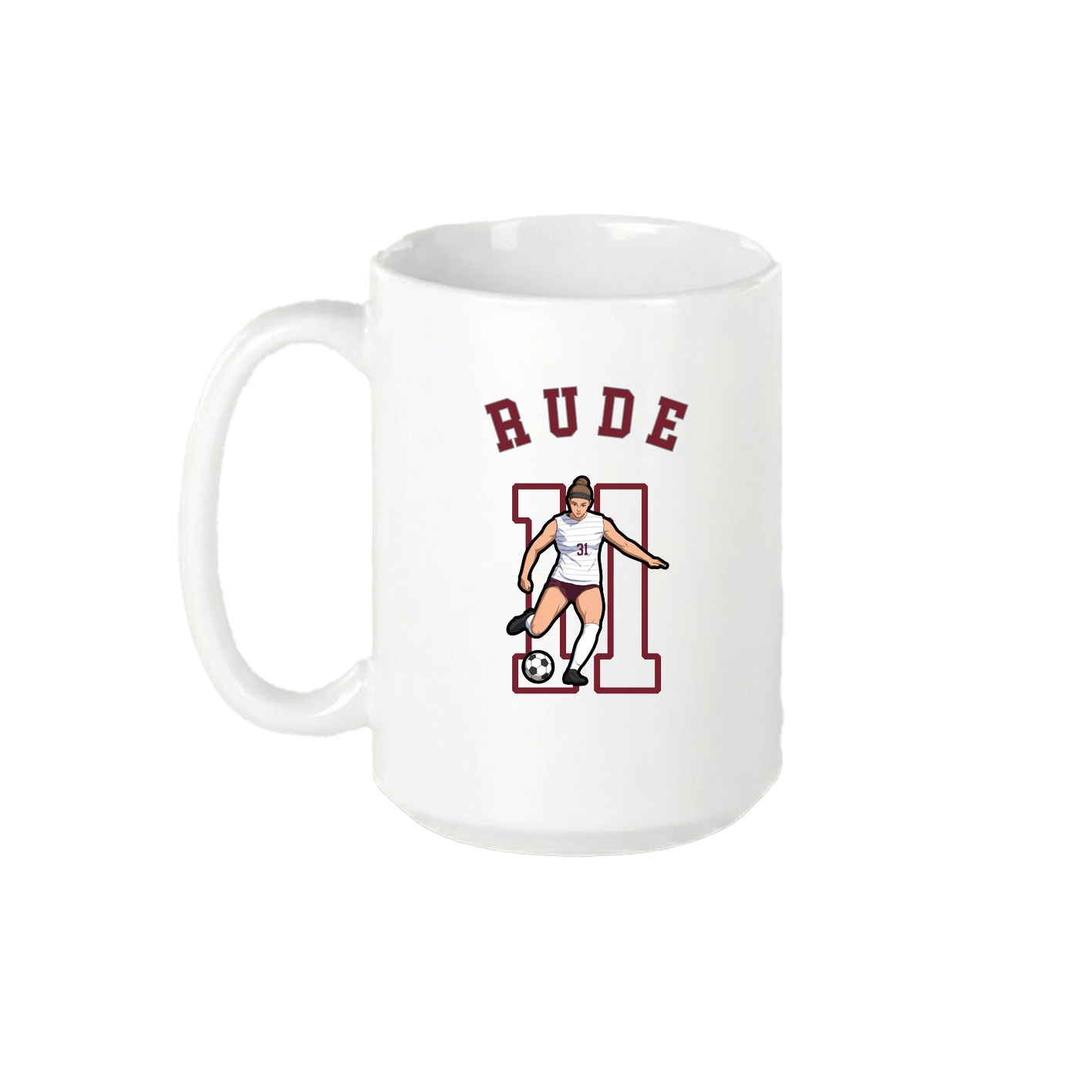 15oz Coffee Mug — Shirsey Arch in White