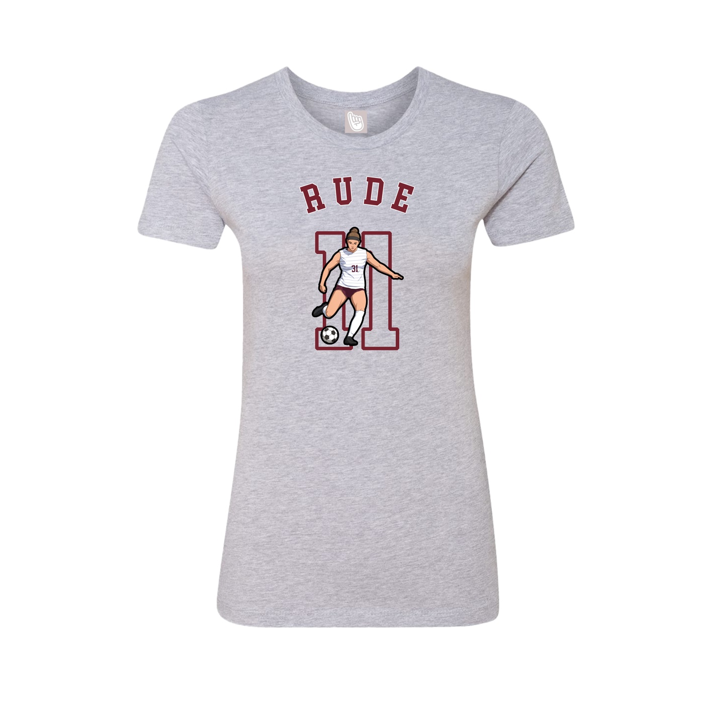 Womens Tee — Shirsey Arch in Grey