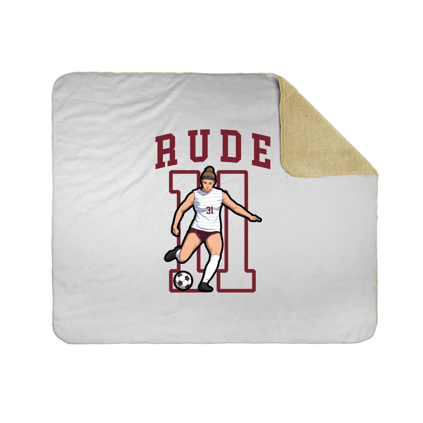 Throw Blanket — Shirsey in White