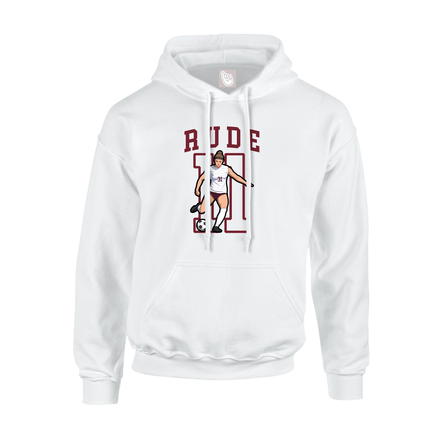 Youth Hoodie — Shirsey in White