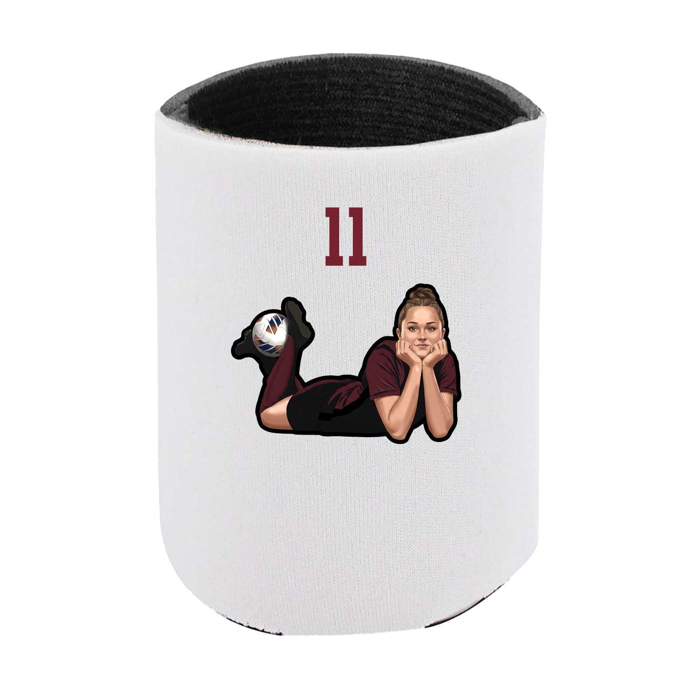 Can Holder — Number Top in White