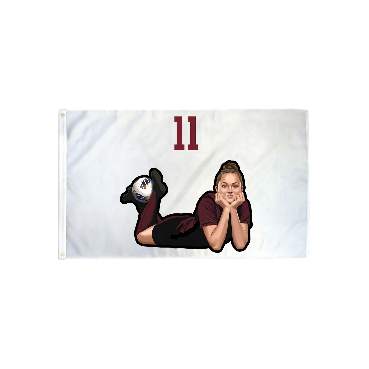 3x5 Flag — Number Top in Classic