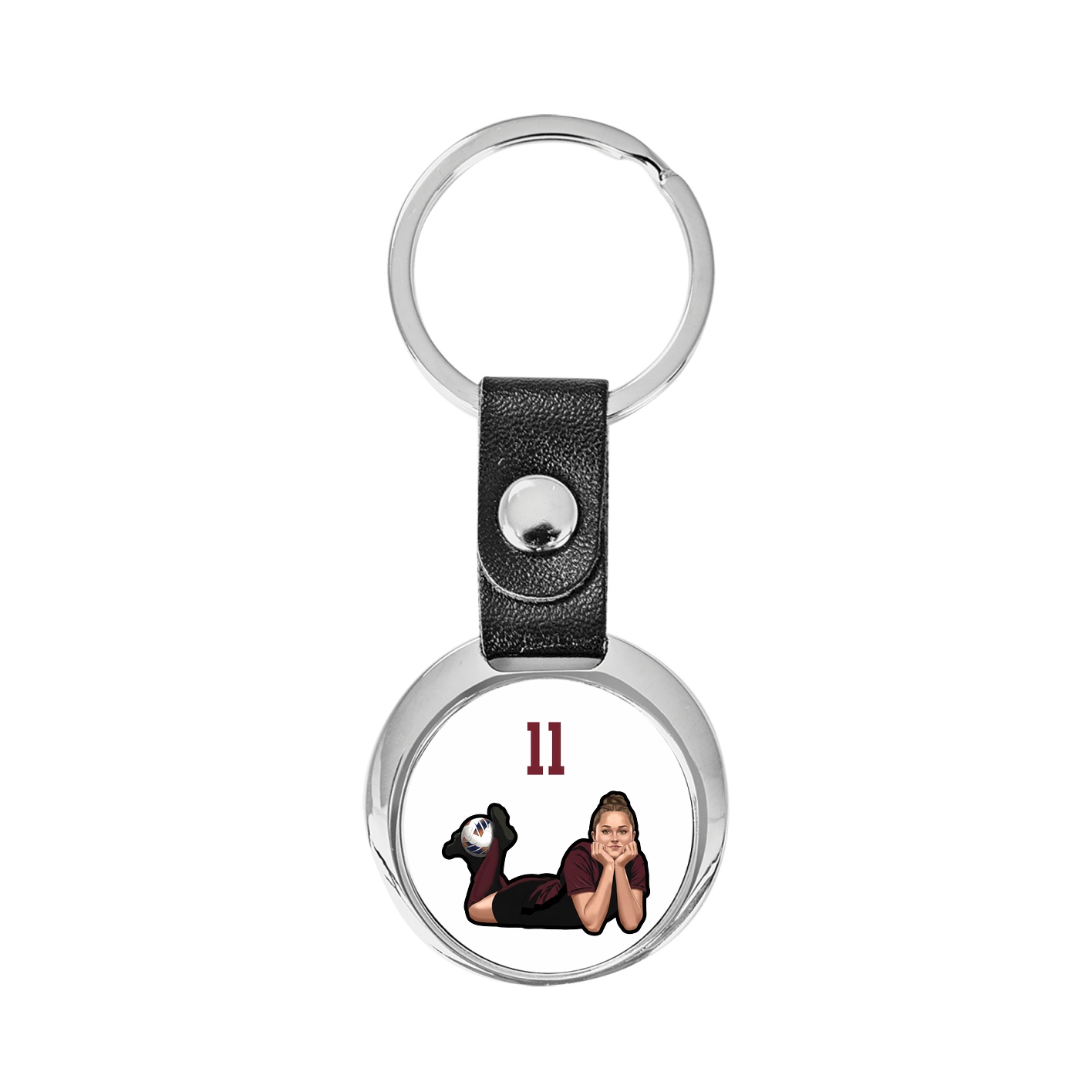 Key Chain — Number Top in Classic