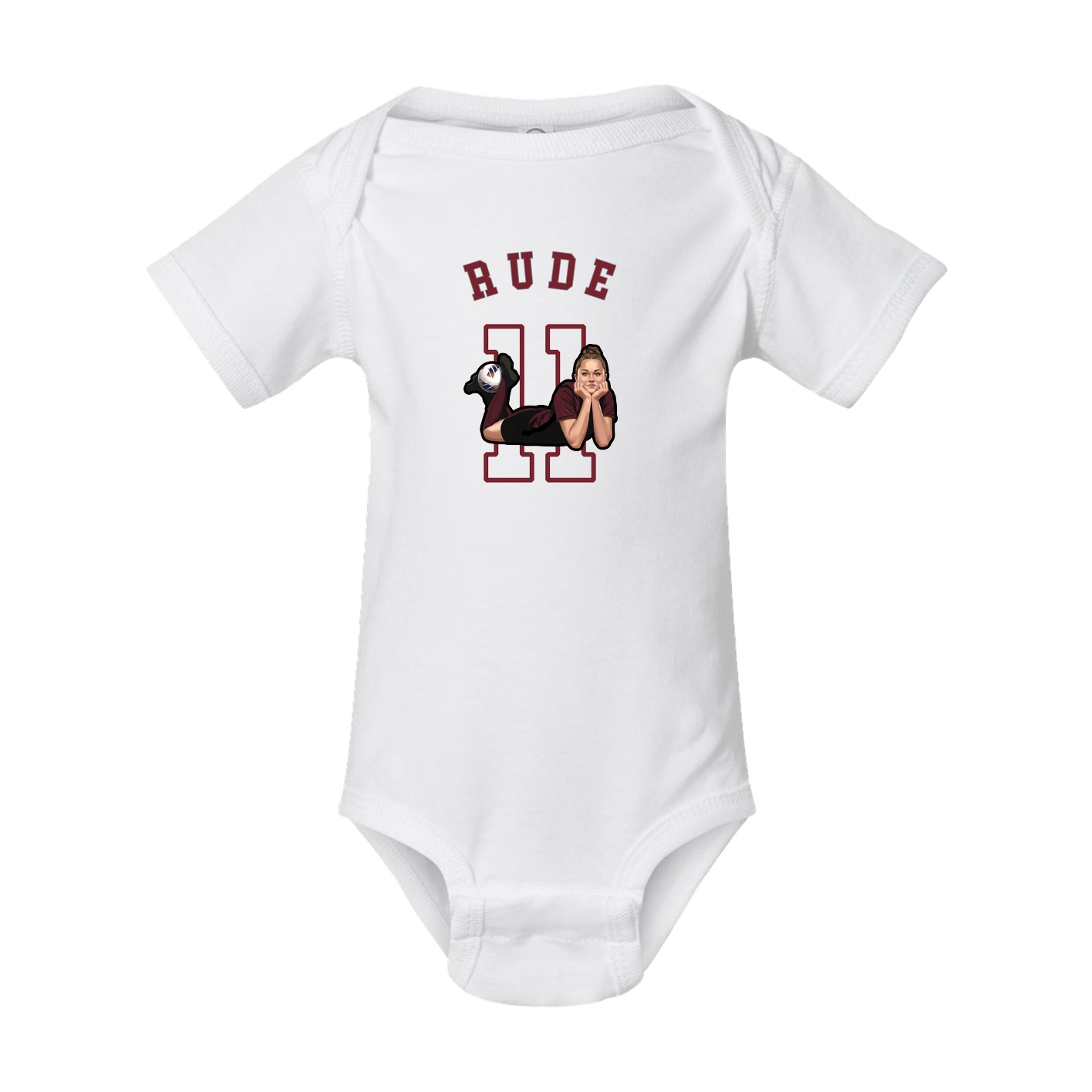 Baby Onesie — Shirsey Arch in White