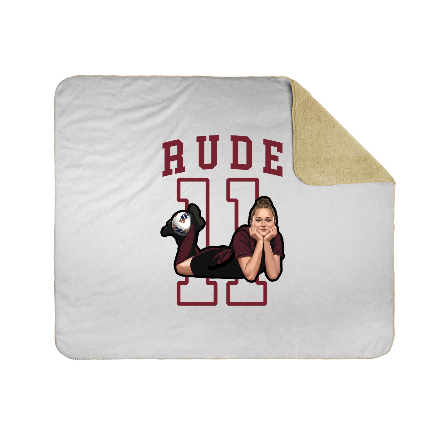 50x60 Sherpa Lined Throw Blanket