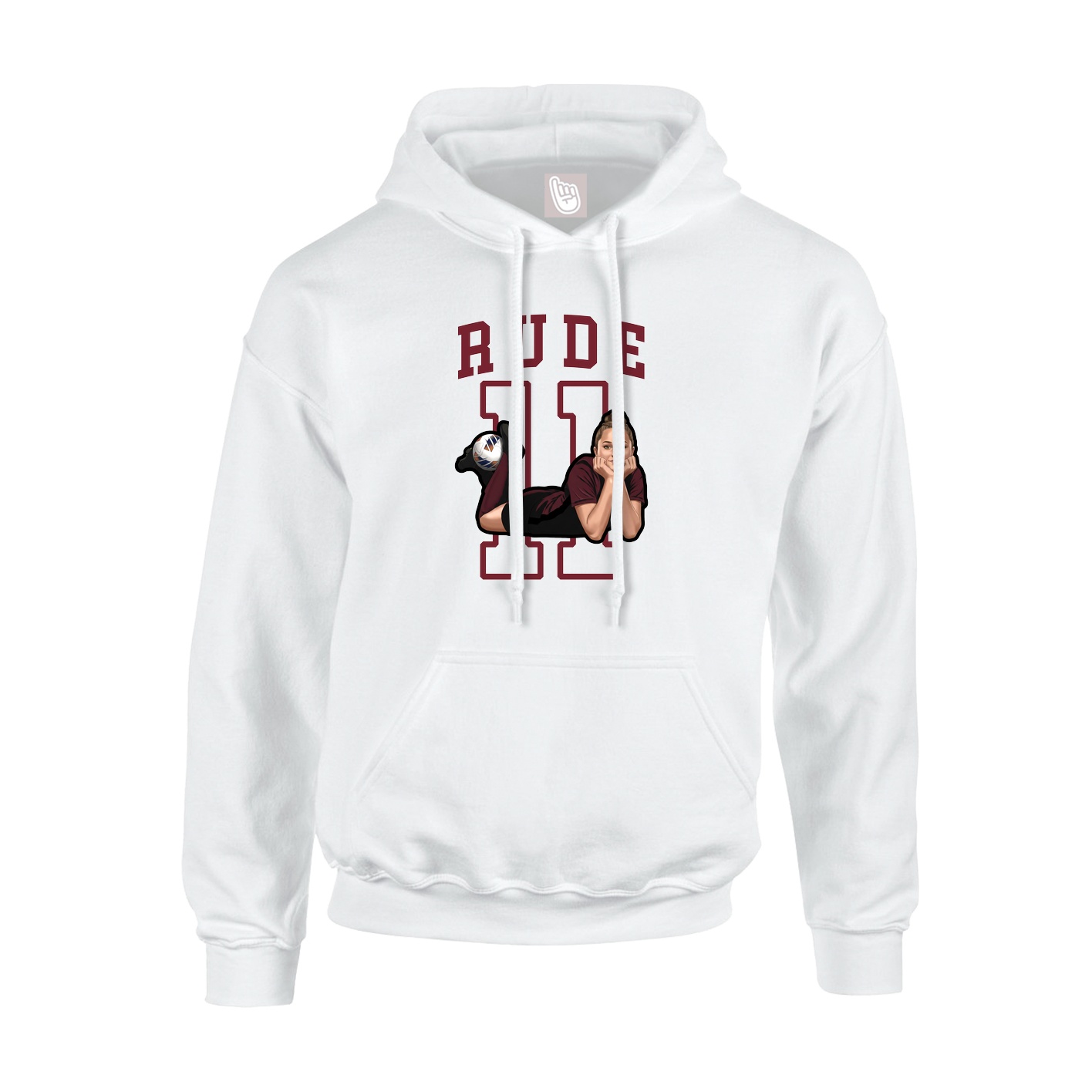 Hoodie — Shirsey in White