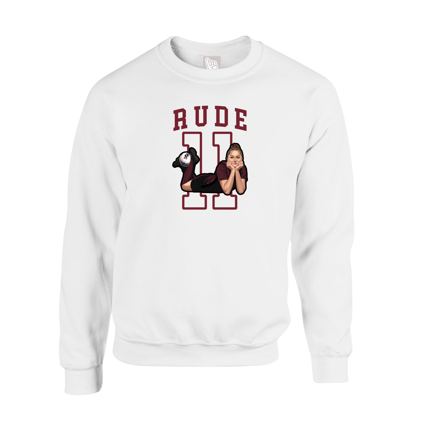 Fleece Crew — Shirsey in White
