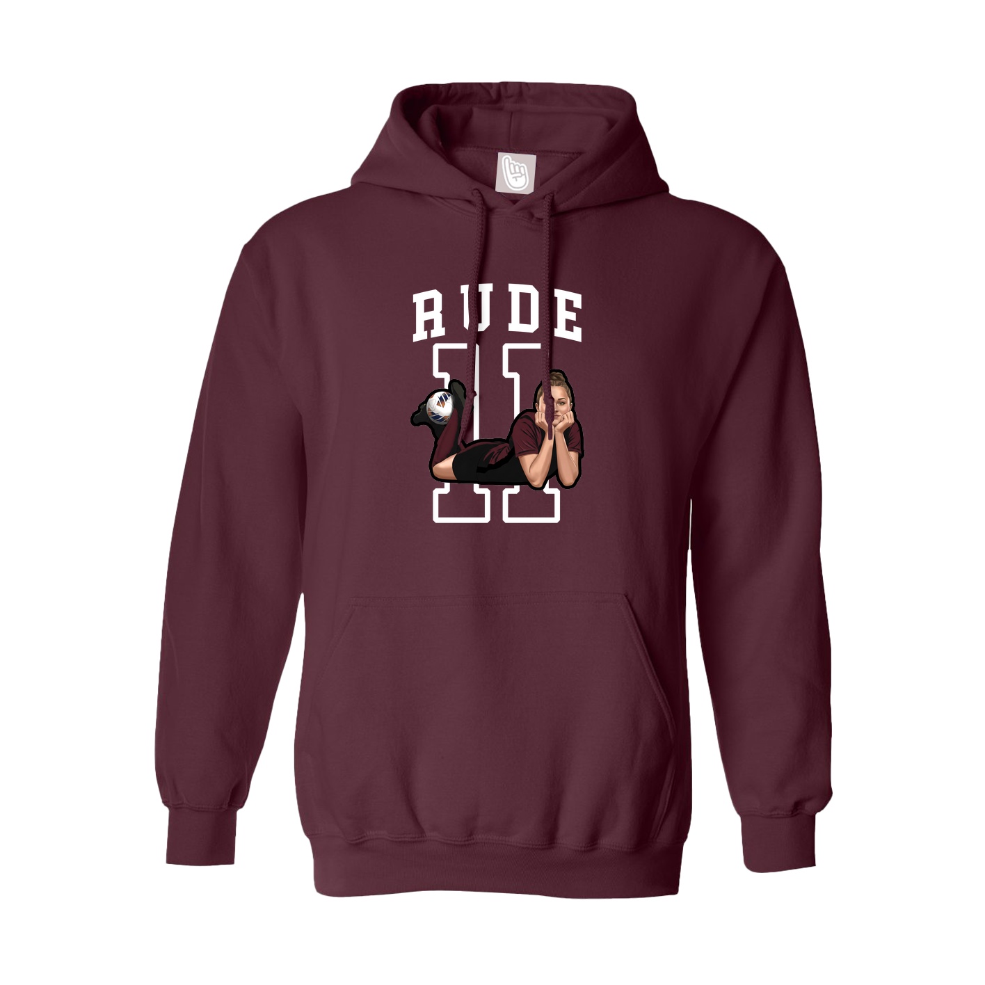 Youth Hoodie — Shirsey in Maroon