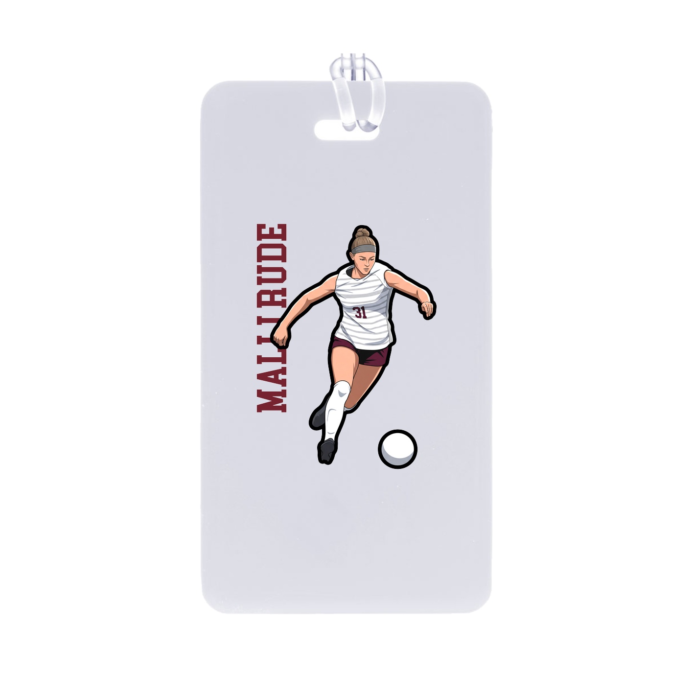 Bag Tag — Name Vertical in Classic