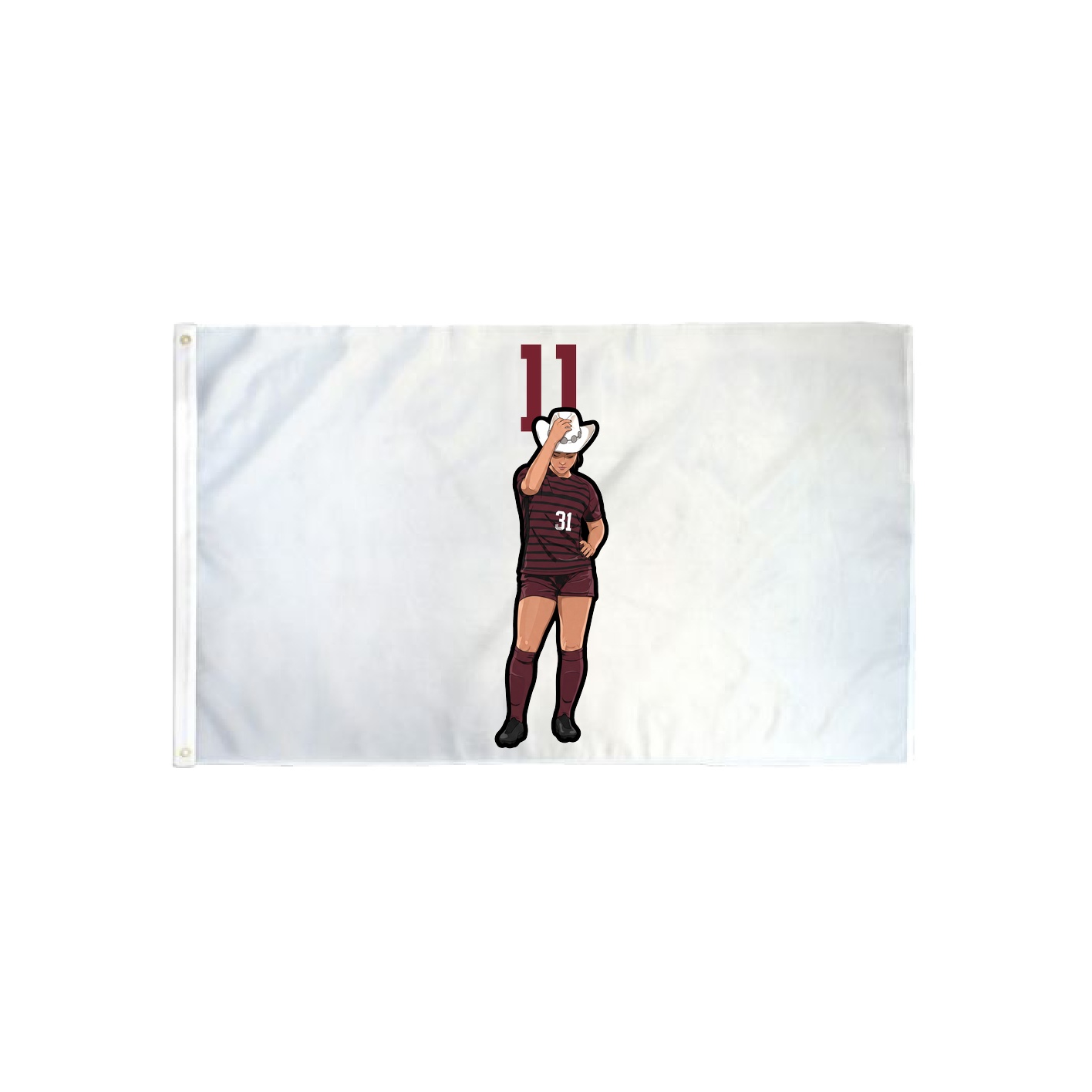 3x5 Flag — Number Top in Classic
