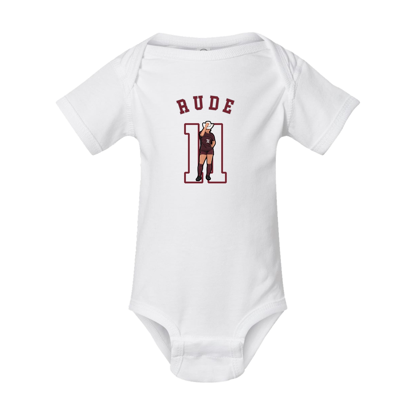 Baby Onesie — Shirsey Arch in White