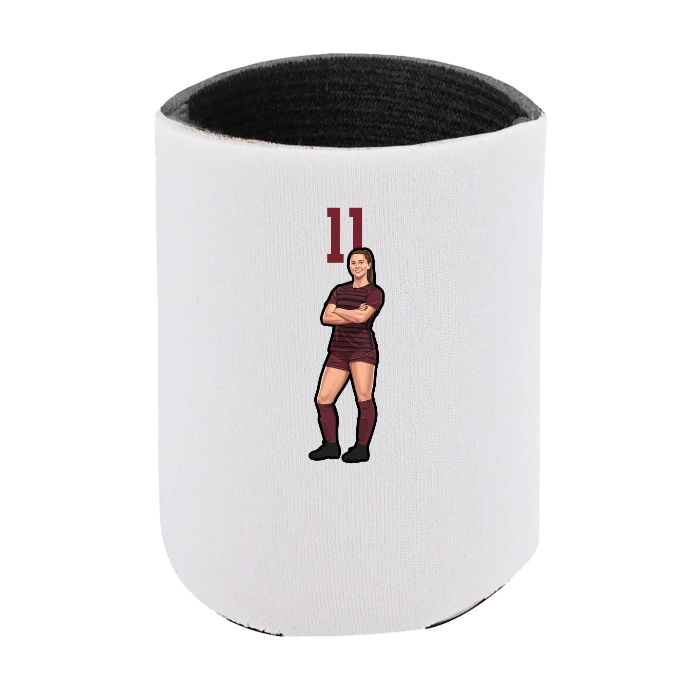 Can Holder — Number Top in White
