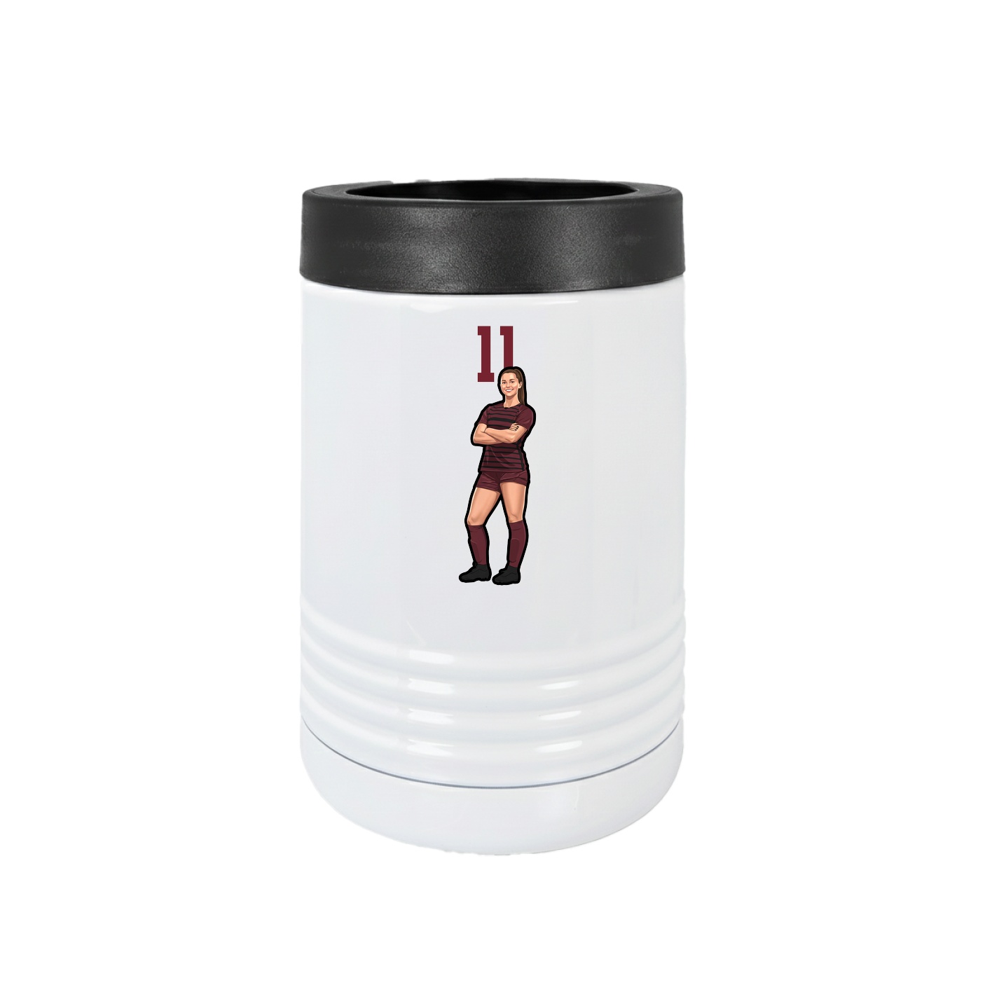 Beverage Holder — Number Top in White