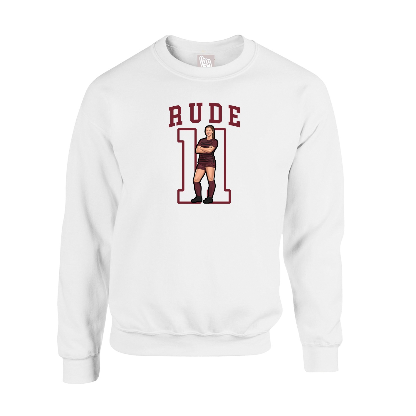 Fleece Crew — Shirsey in White