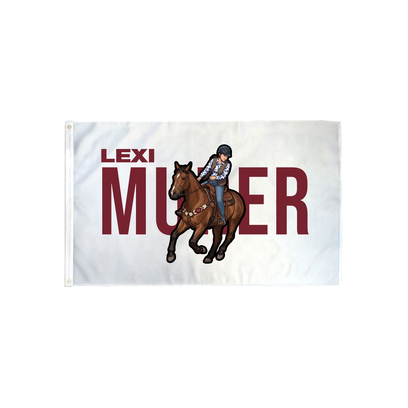 3x5 Flag — Player Name in Classic