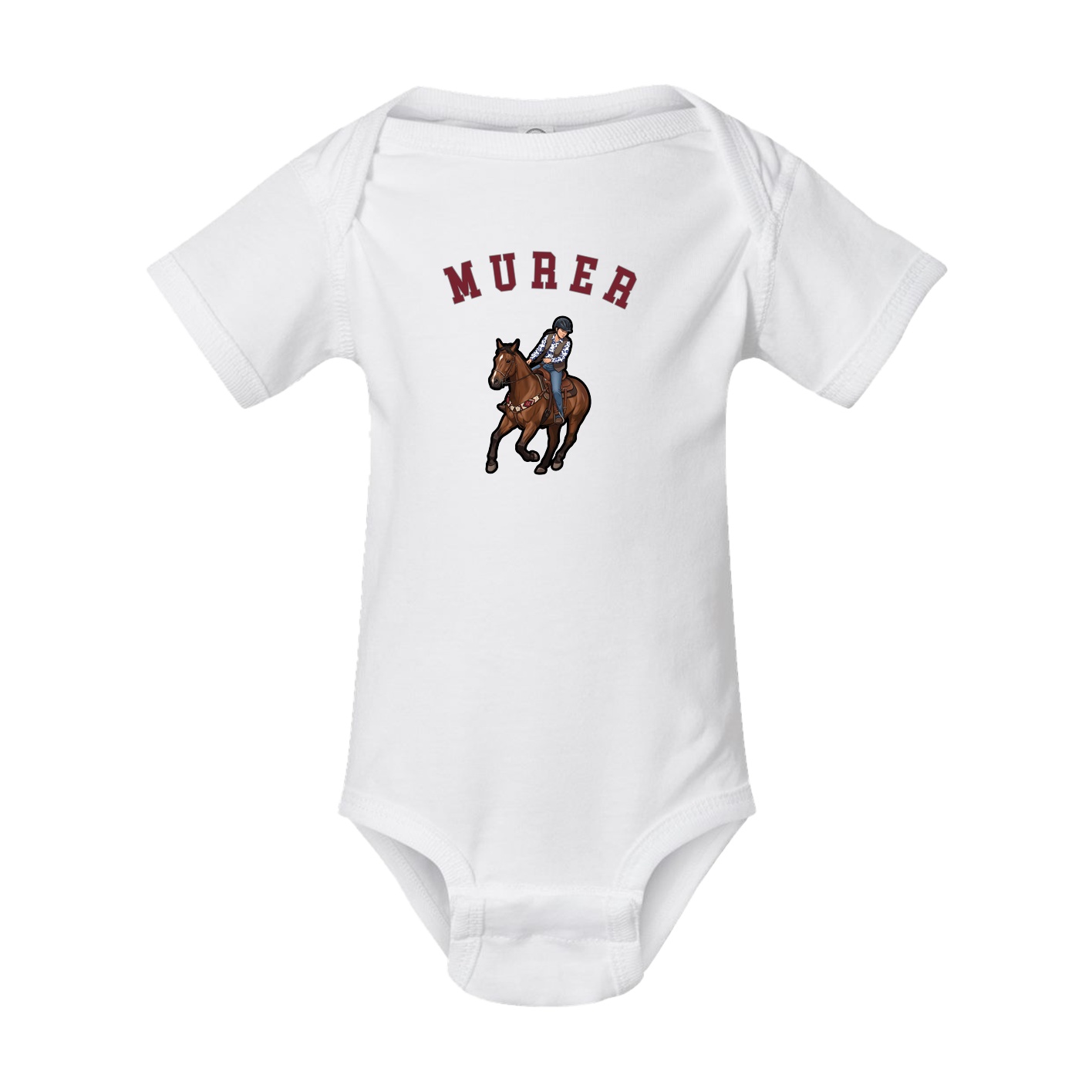 Baby Onesie — Shirsey Arch in White