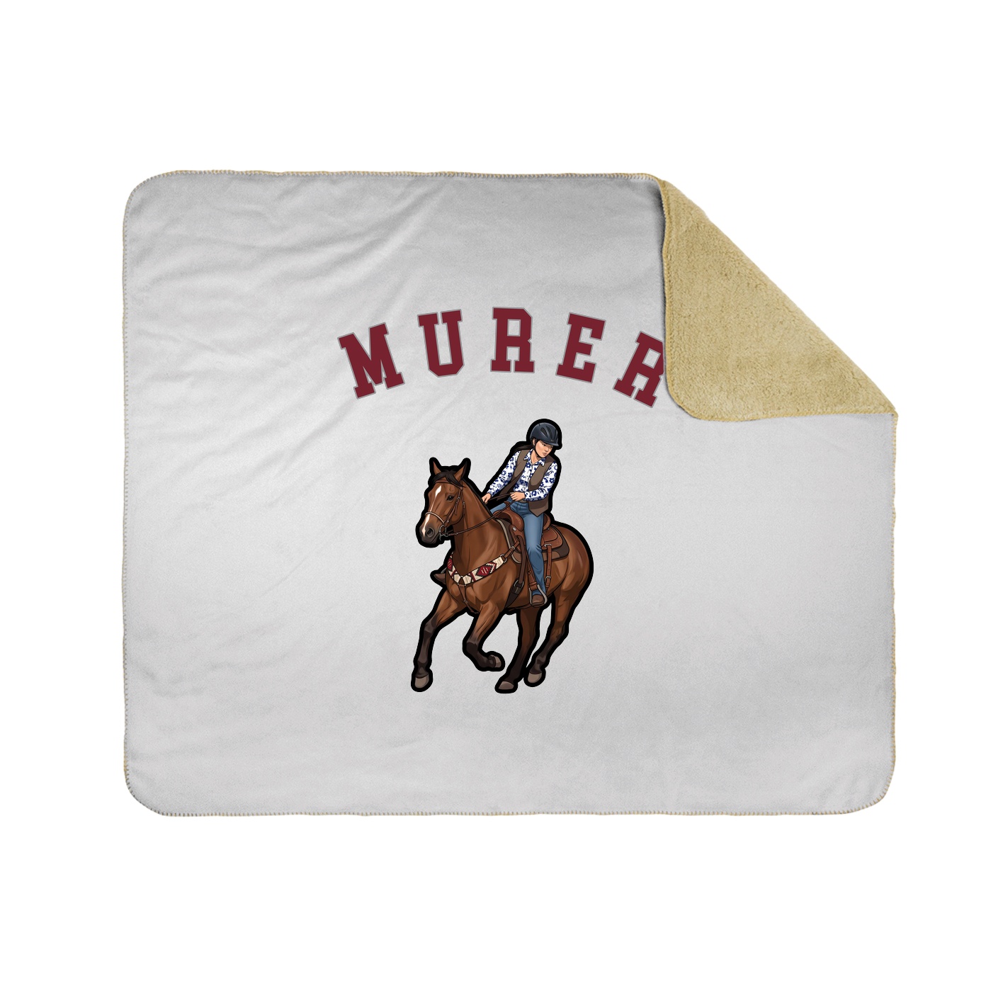 Throw Blanket — Shirsey Arch in White