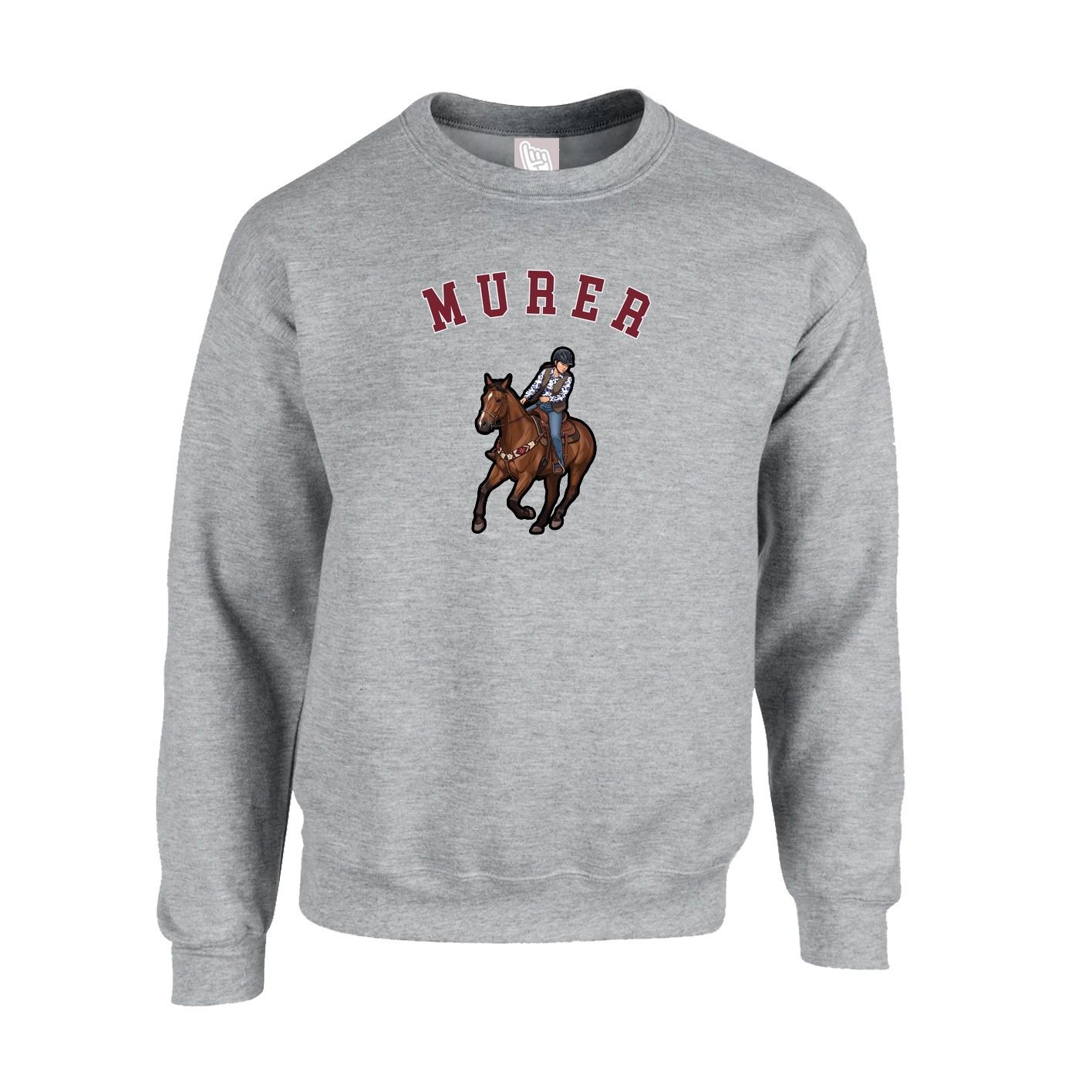 Fleece Crew — Shirsey Arch in Grey