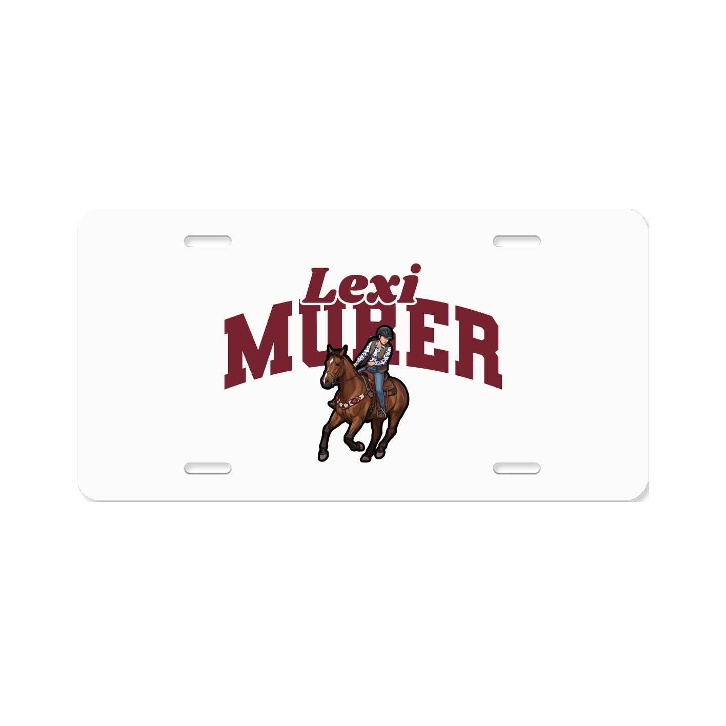 License Plate — Signature Arch in Classic