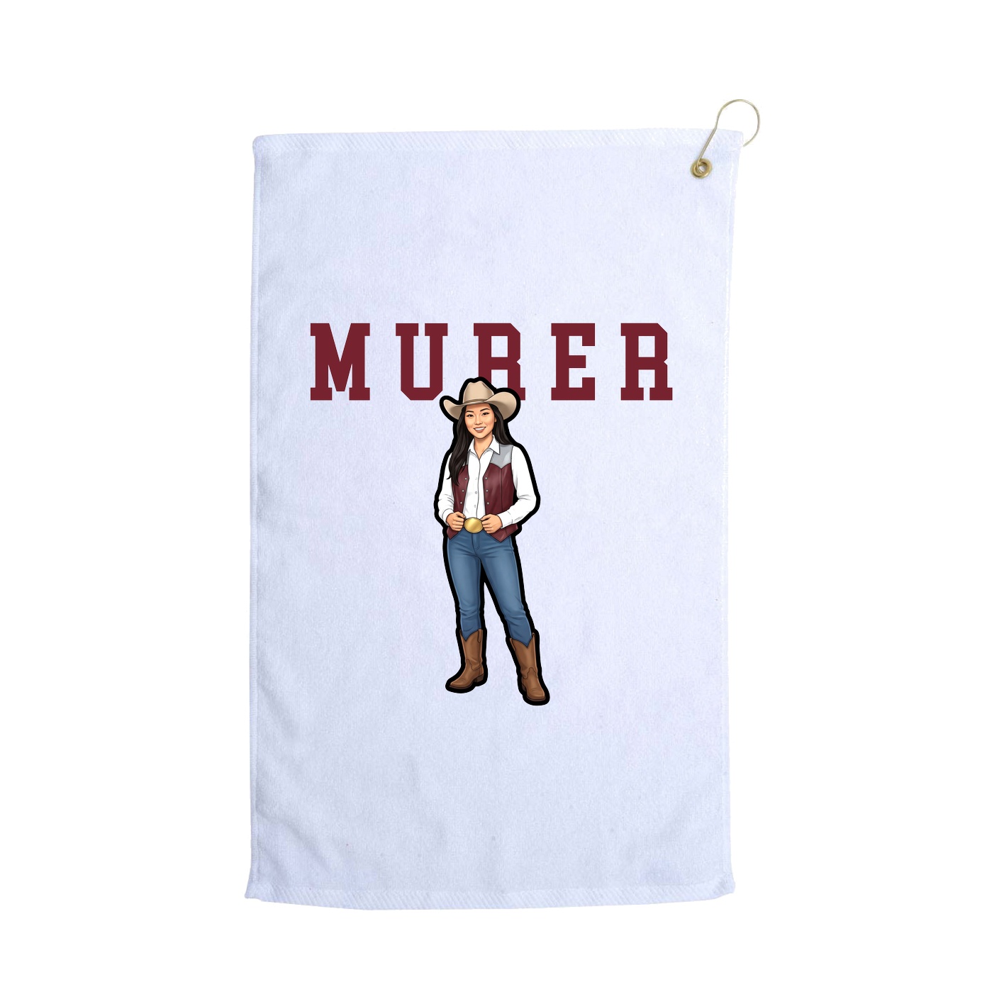 Golf Towel — Shirsey in White