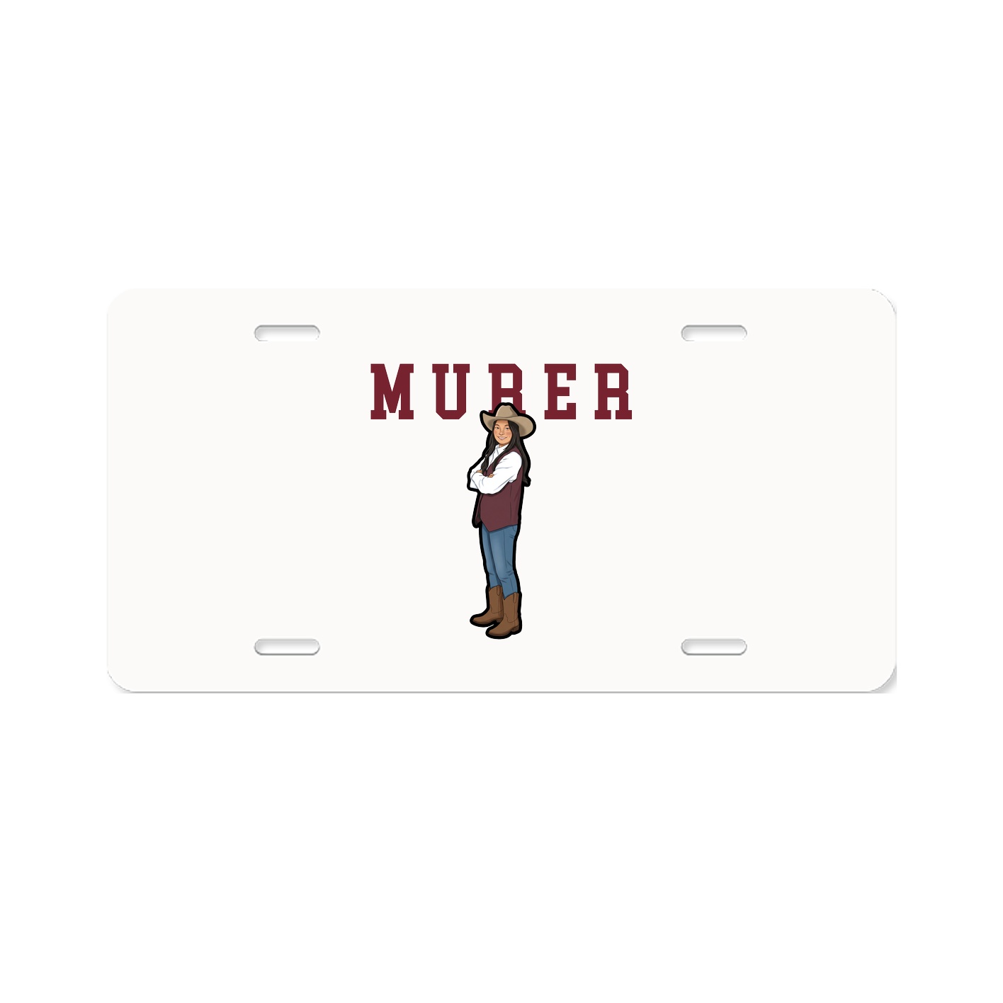 License Plate — Shirsey in Classic