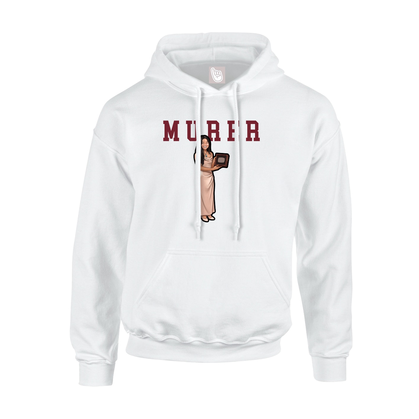 Hoodie — Shirsey in White