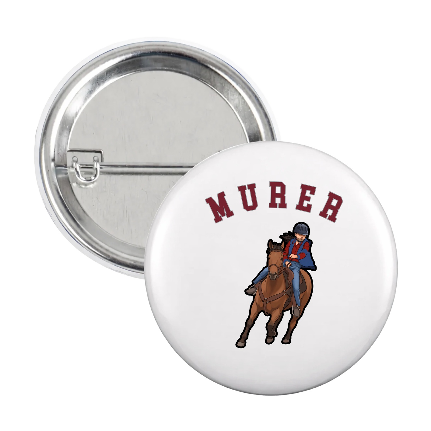 Game Day Button — Shirsey Arch in White