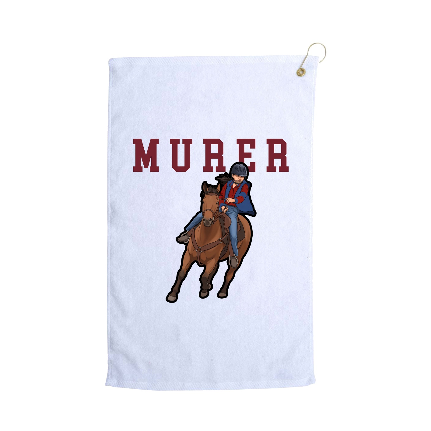 Golf Towel — Shirsey in White