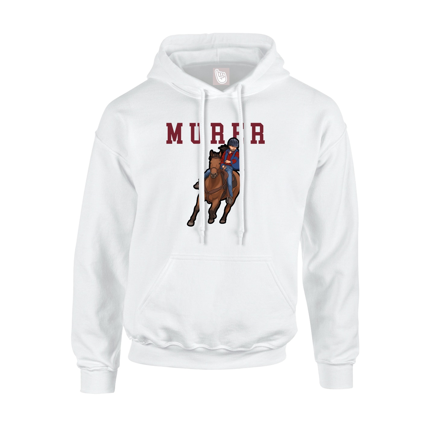 Youth Hoodie — Shirsey in White
