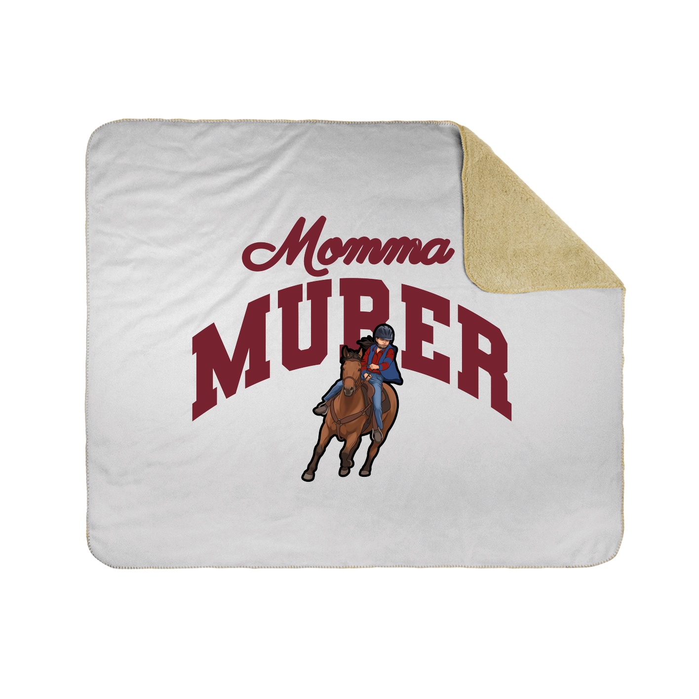 Throw Blanket — Mothers Day Arch in White