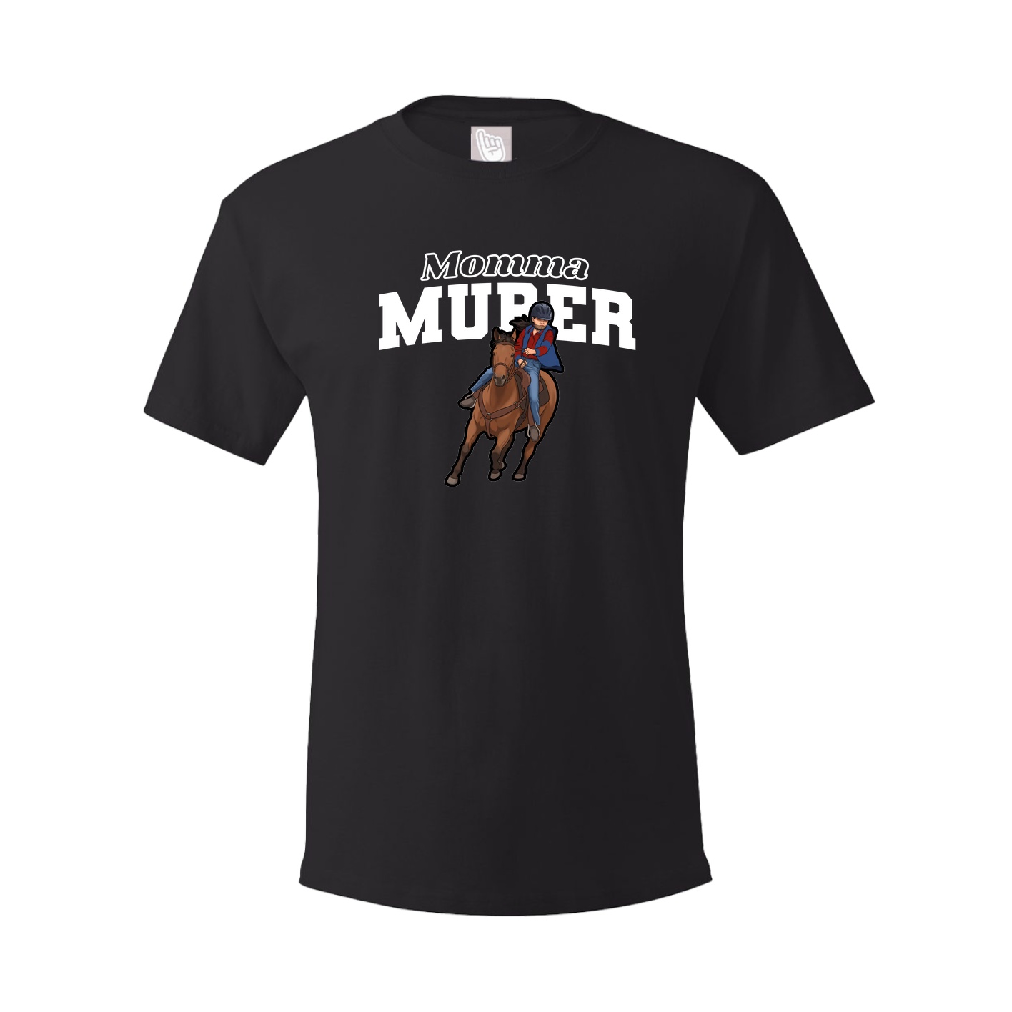 Youth Tee — Mothers Day Block in Black