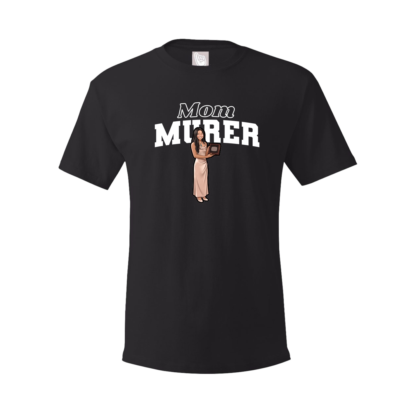 Tee — Mothers Day Block in Black