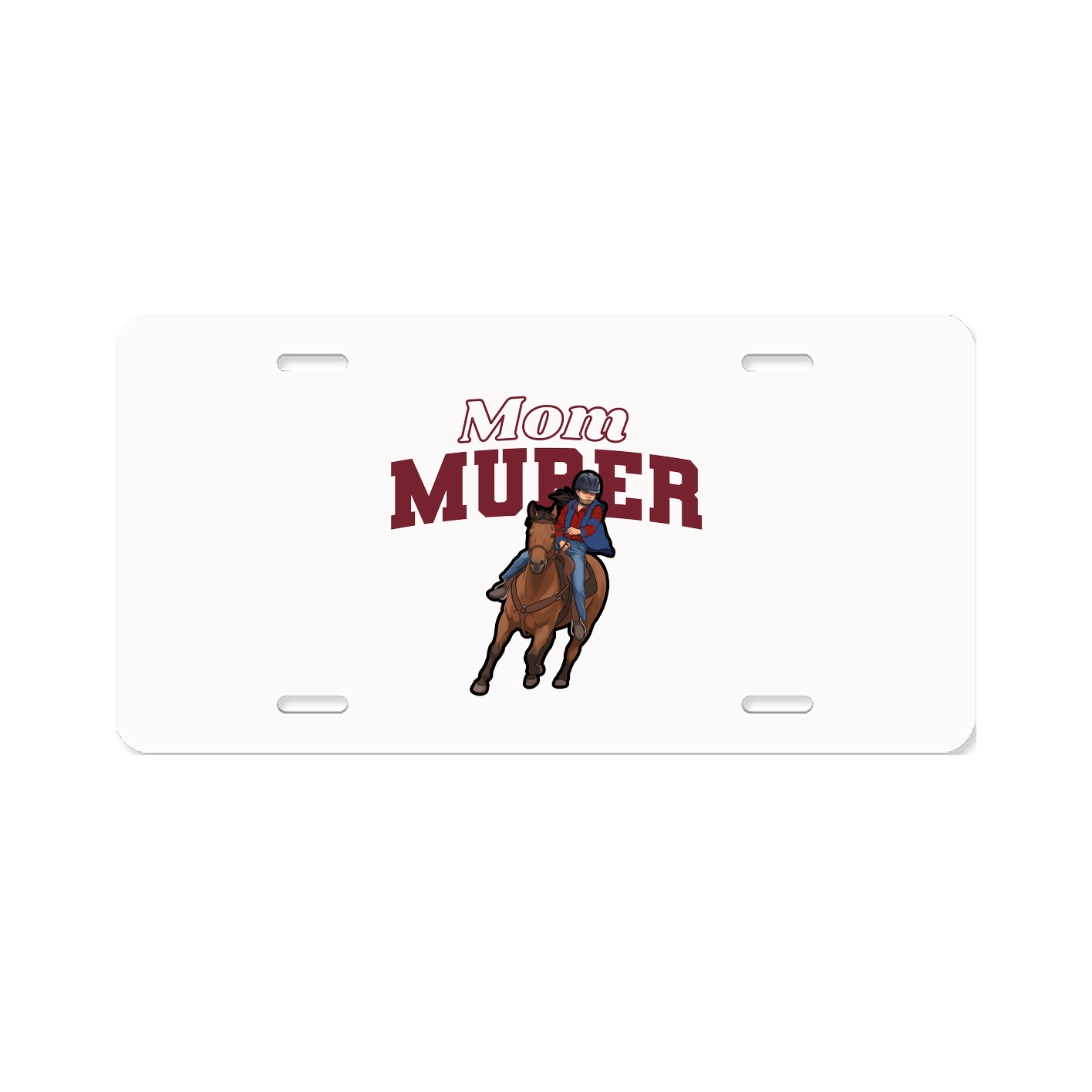 License Plate — Mothers Day Block in Classic