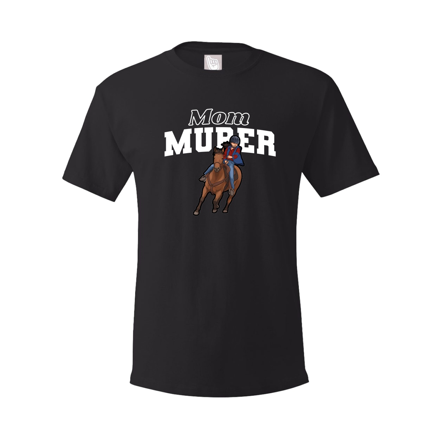 Youth Tee — Mothers Day Block in Black