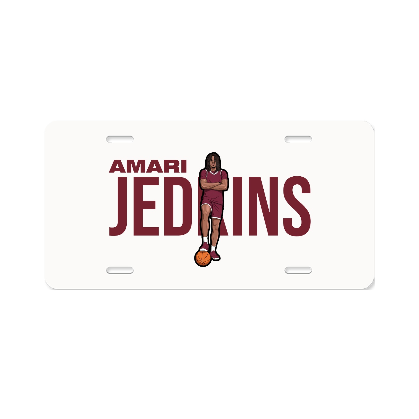 License Plate — Player Name in Classic