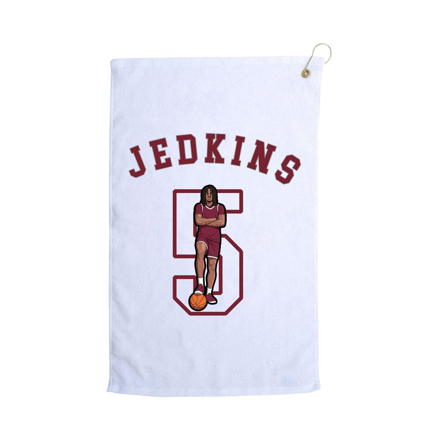 Golf Towel — Shirsey Arch in White