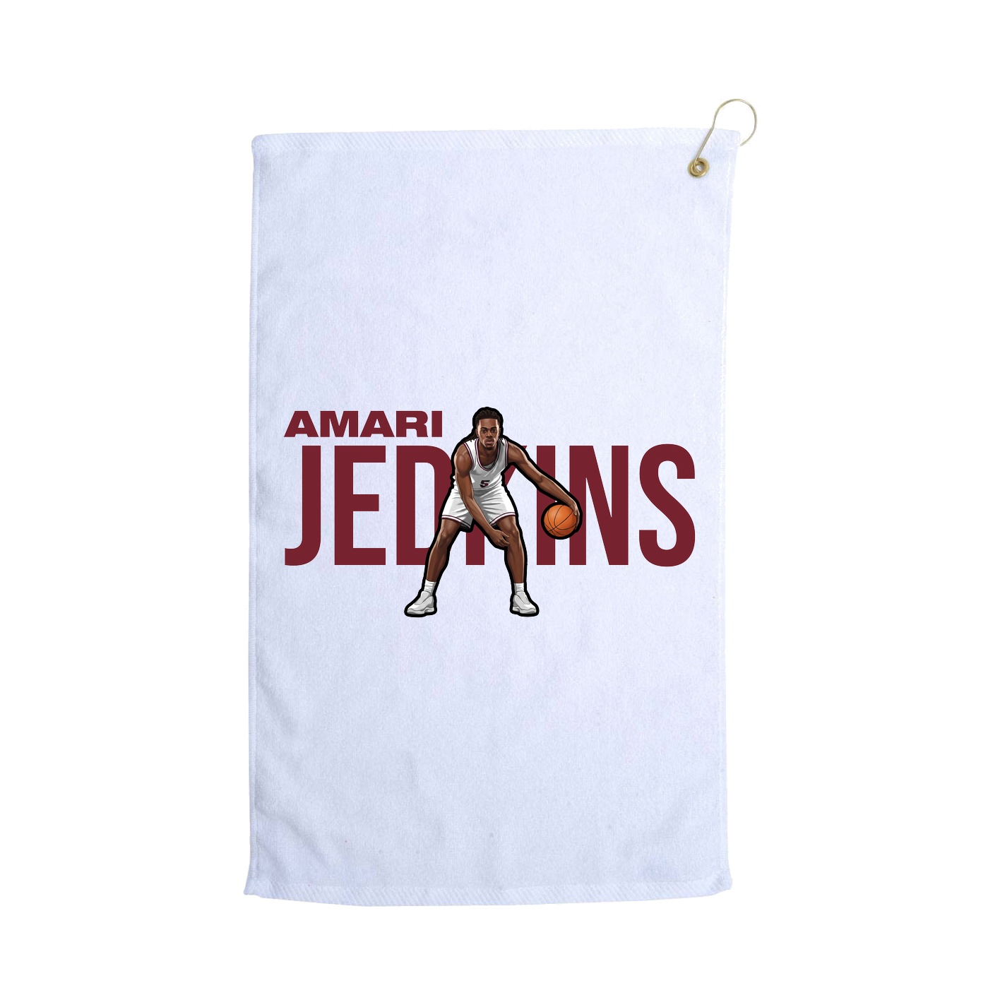Golf Towel — Player Name in White