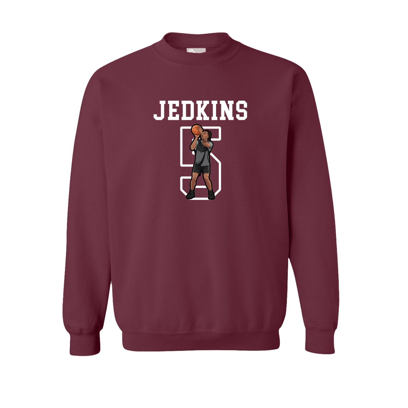 Fleece Crew — Shirsey in Maroon