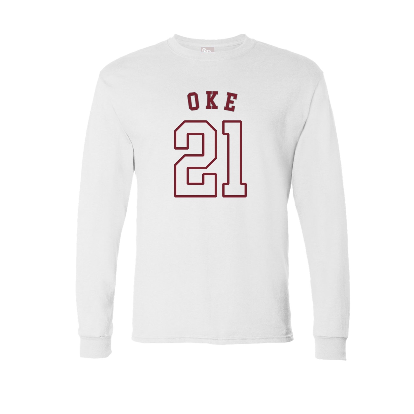 Long Sleeve Tee — Shirsey Arch in White